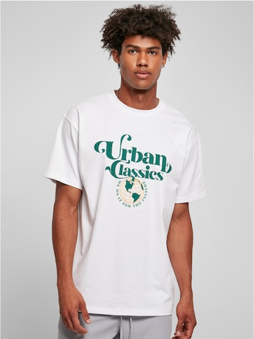 Urban Classics - Camiseta en blanco: frente