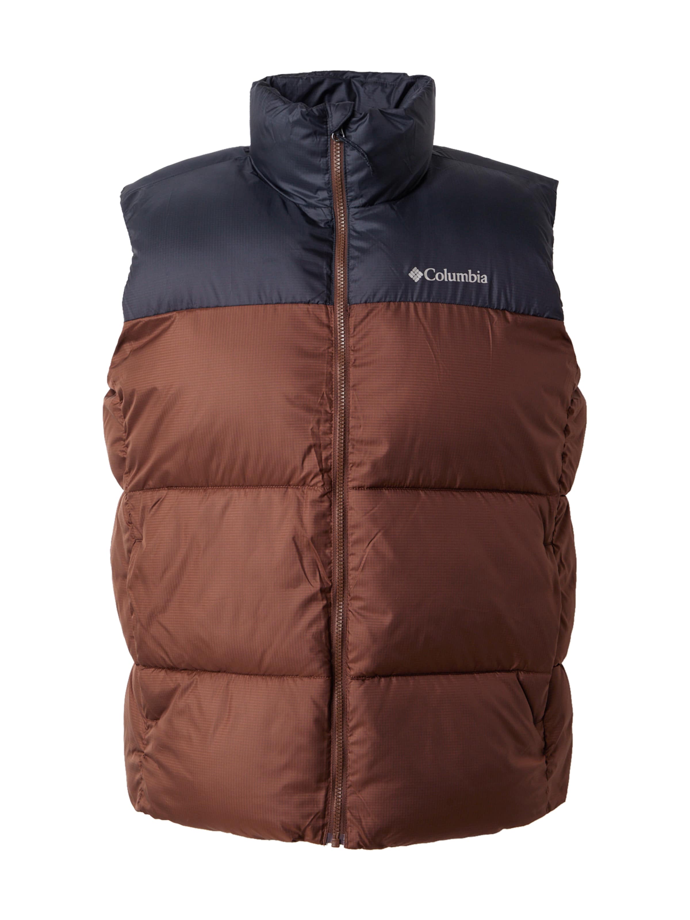 COLUMBIA Urheiluliivi 'Puffect III' värissä ruskea: etupuoli