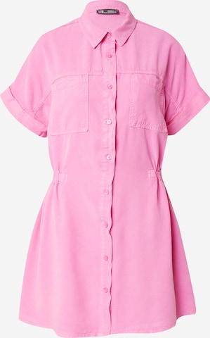 LTB - Vestidos camiseiros 'ROKEDE' em rosa: frente