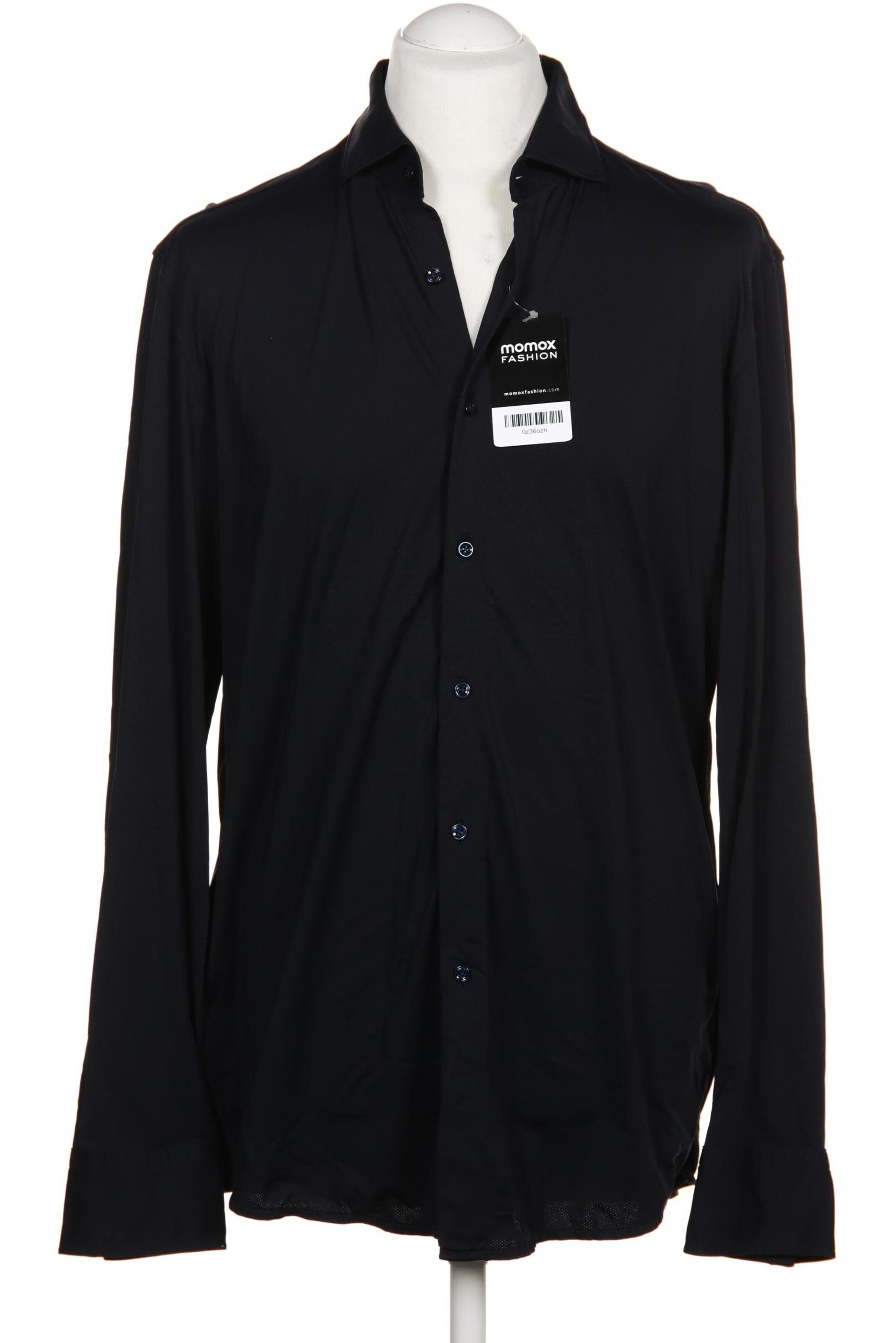 BOSS Black Button Up Shirt in XL in Black: front