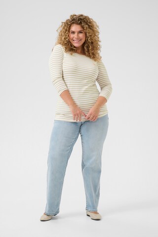 T-shirt 'KCLia' KAFFE CURVE en blanc