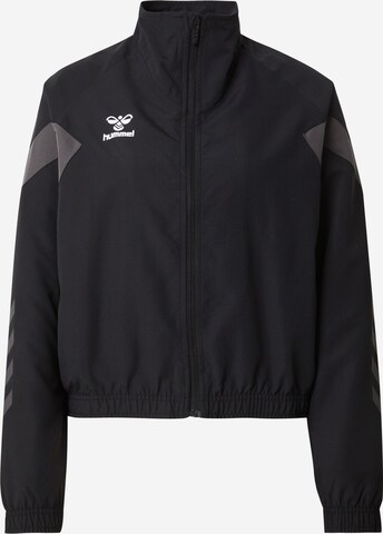 Hummel - Chaqueta deportiva 'TRAVEL' en negro: frente