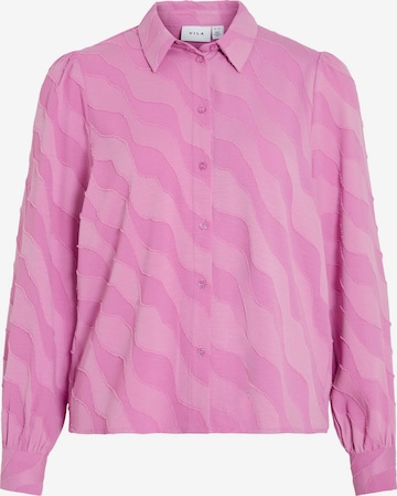 VILA Blouse 'VIJAZZI' in Pink: front