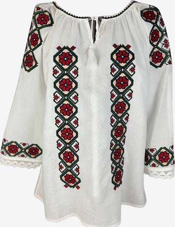 Rody’s foreverDirndl bluza 'Damenbluse 2IU26 weiß/cremefarben , marimea M' - bijela boja: prednji dio