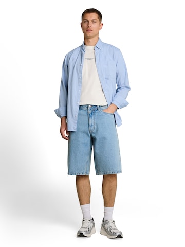 TOM TAILOR DENIM Ohlapna forma Kavbojke 'Waylen' | modra barva