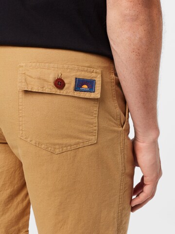 Superdry Regular Chino Pants 'Cali' in Brown