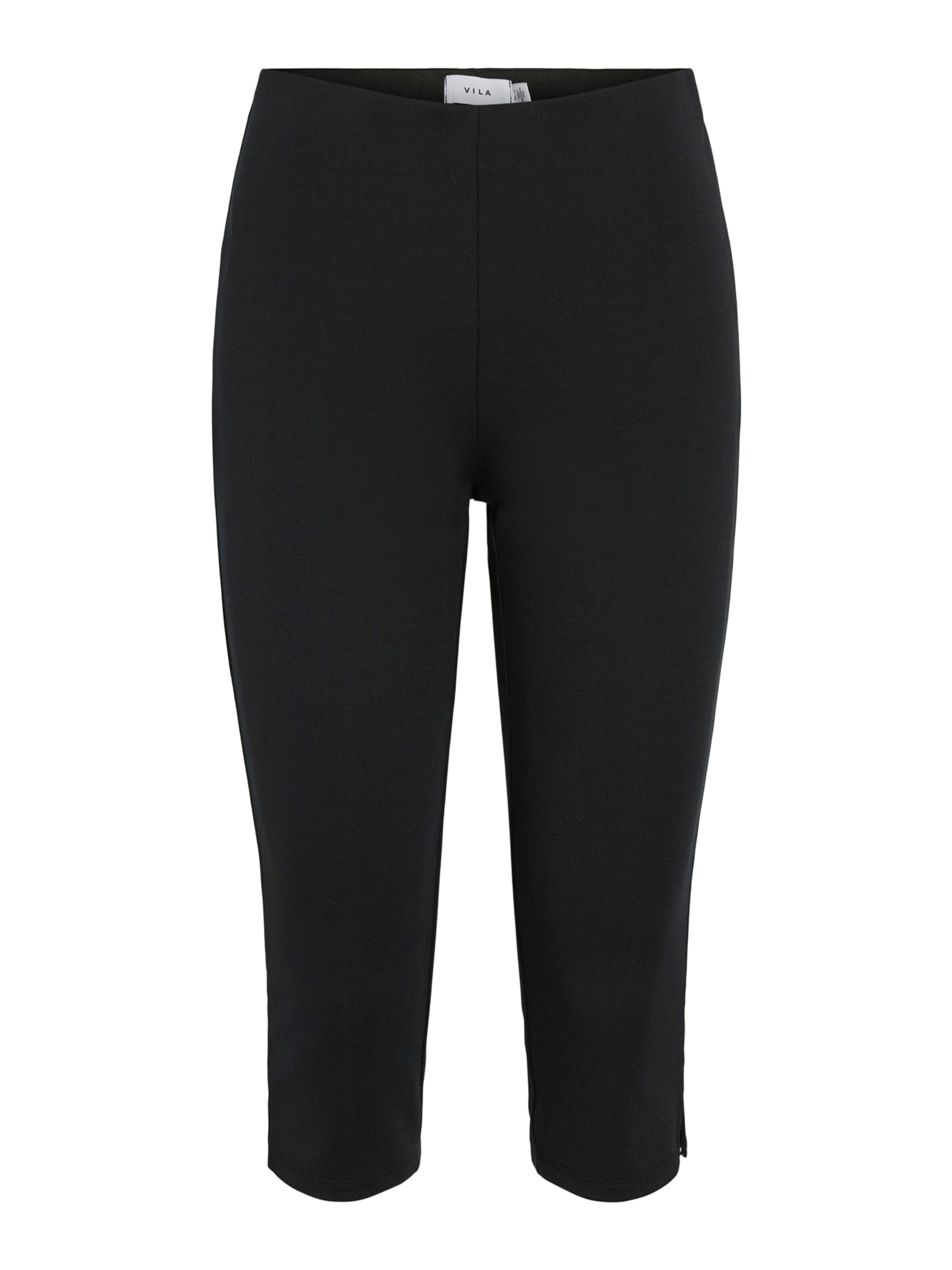 VILA Slim fit Pants 'VISOFIE PERI' in Black: front