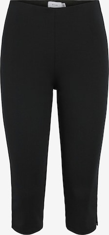 VILA Slimfit Housut 'VISOFIE PERI' värissä musta: etupuoli