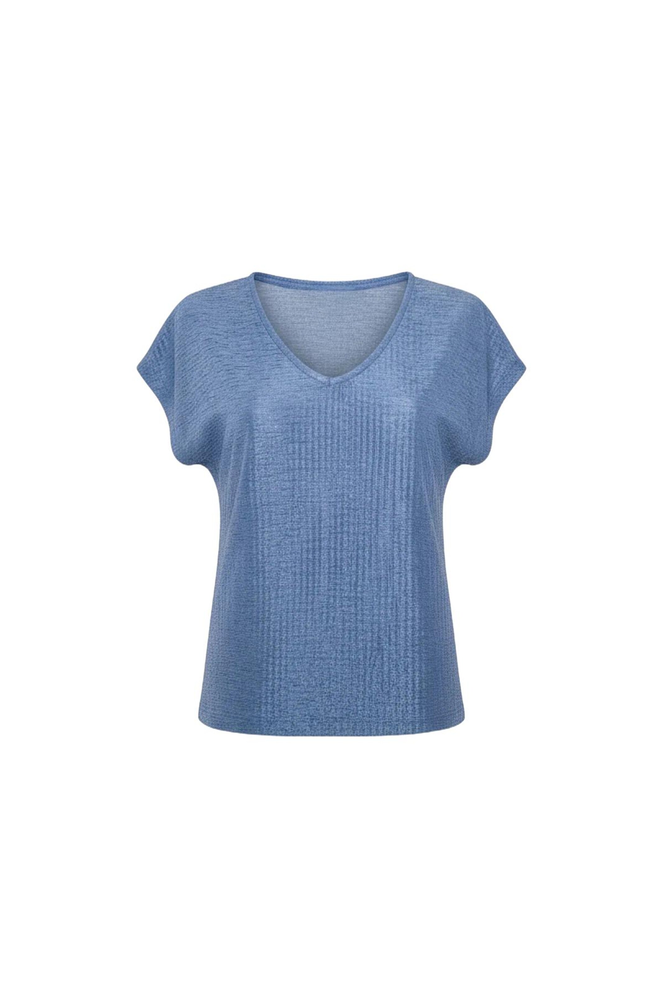 No Matter What Shirt in Blue: front