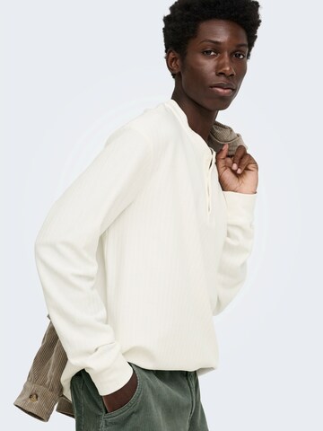 Only & Sons - Camiseta en blanco
