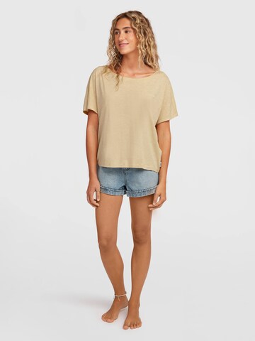 Maglietta 'Script Scoop' di O'NEILL in beige