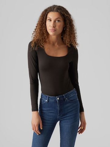 VERO MODA Shirt in Zwart: voorkant