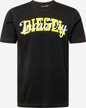 DIESEL Shirt 'JUST-N10' in Black: front