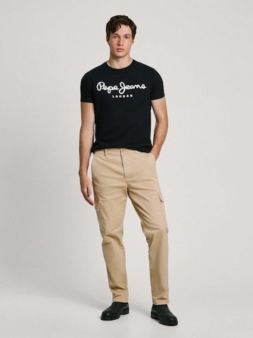 Pepe Jeans Slimfit Cargobroek in Beige