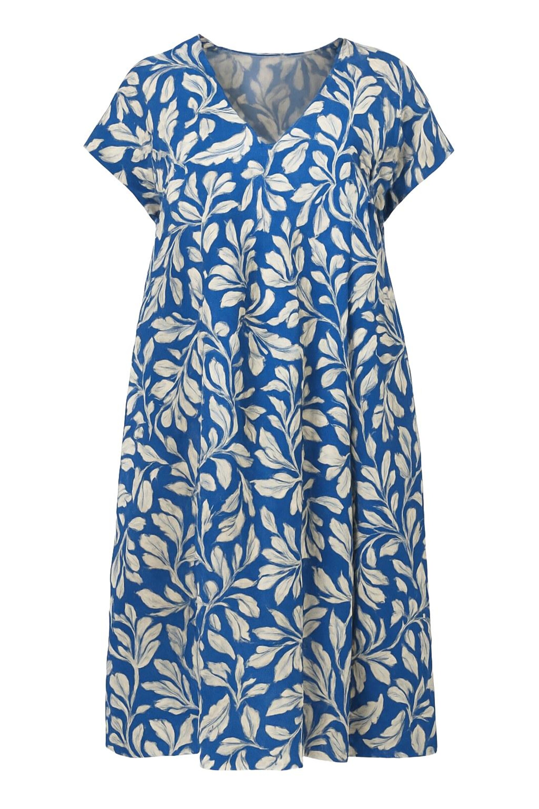 Robe Stil Diva en bleu : devant