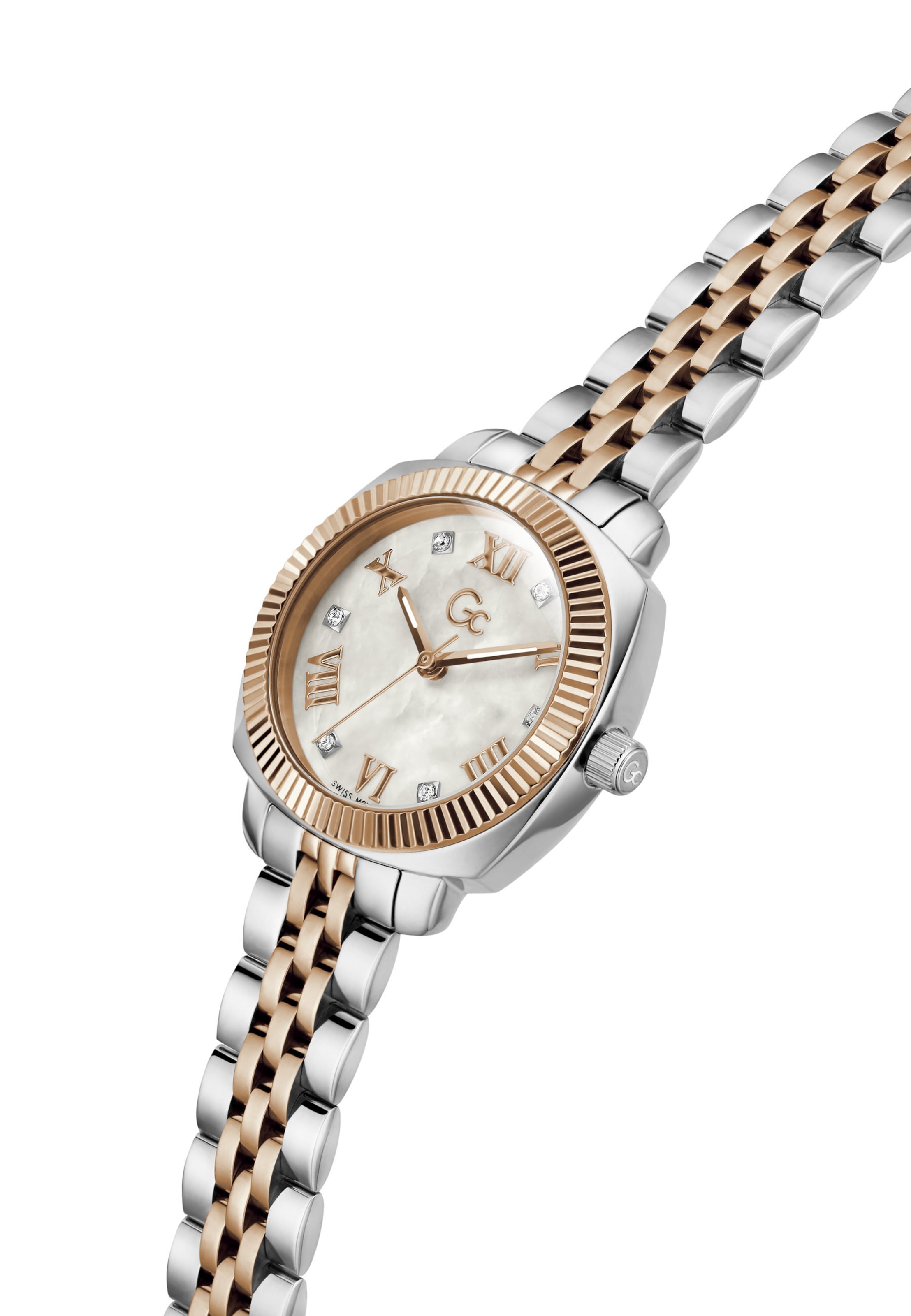 Orologio analogico di Gc in oro