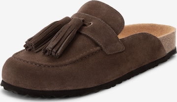Mule Tamaris en marron : devant