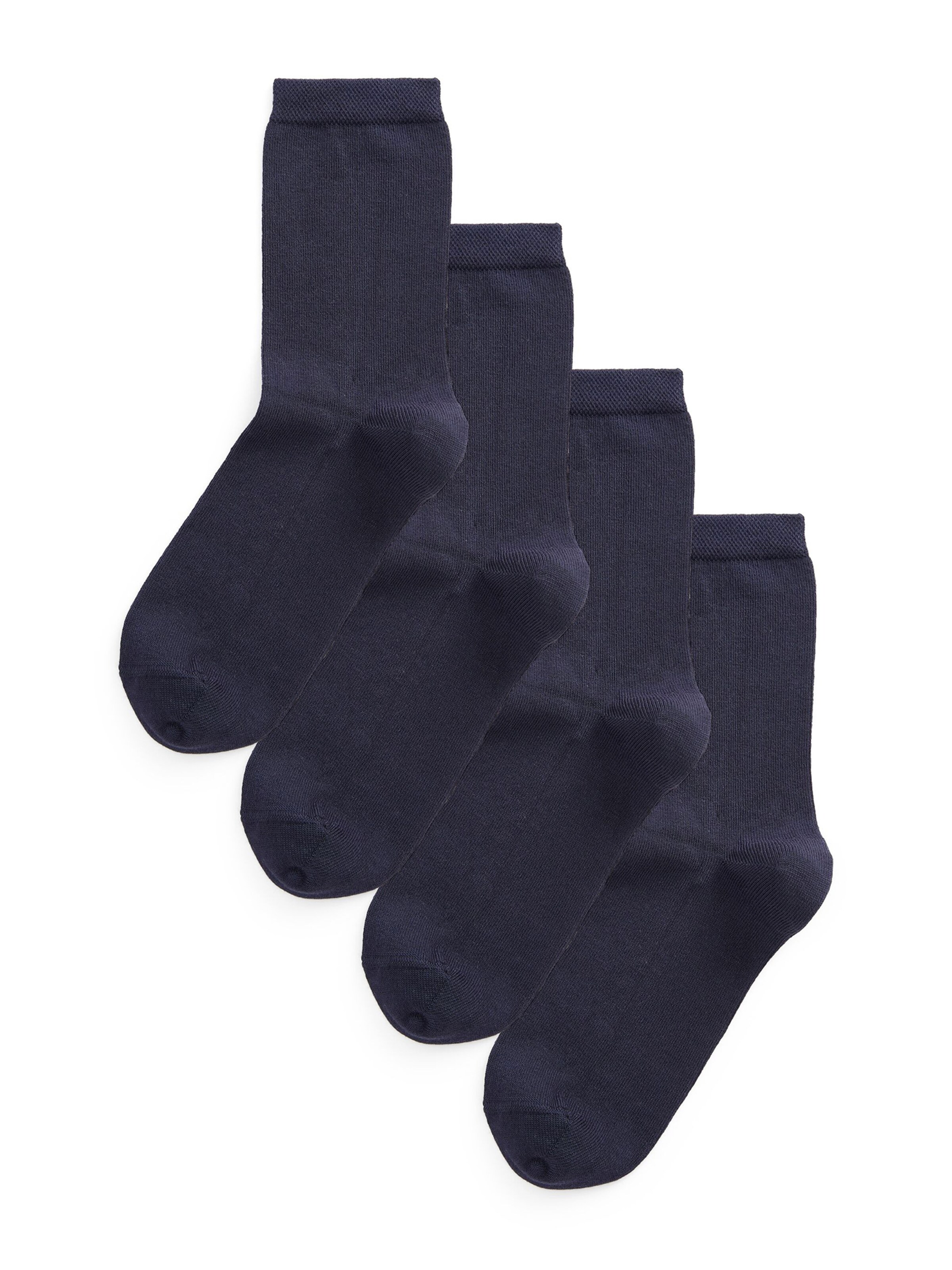 Next Socken in Blau: Vorderseite