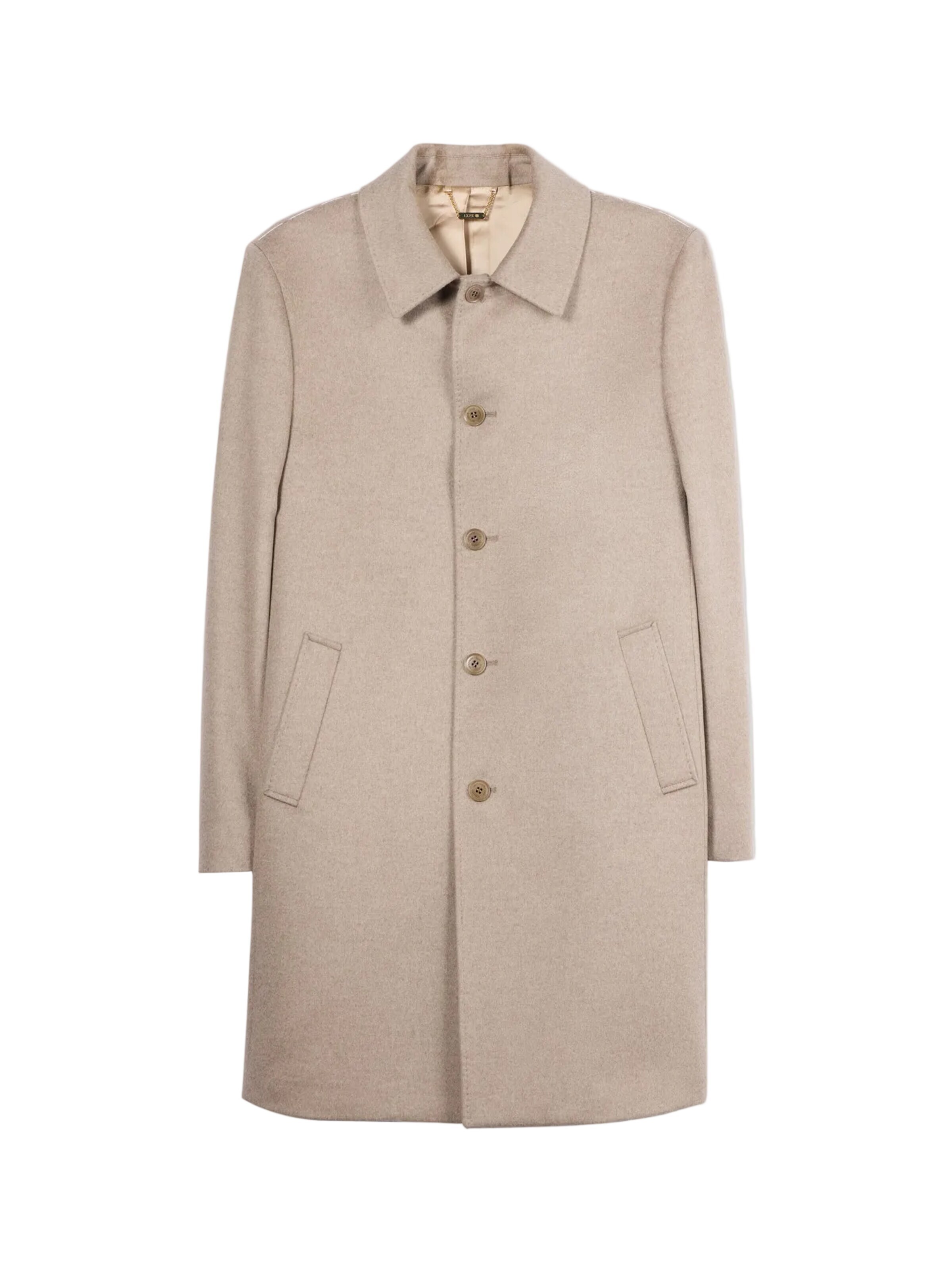 GOBI Cashmere Übergangsmantel 'Men’s Single-Breasted Cashmere Coat'‌‌‌‌‌‌‌‌‌‌ in S in taupe, Produktansicht
