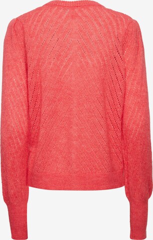 ICHI Knit Cardigan 'KAMARA' in Red