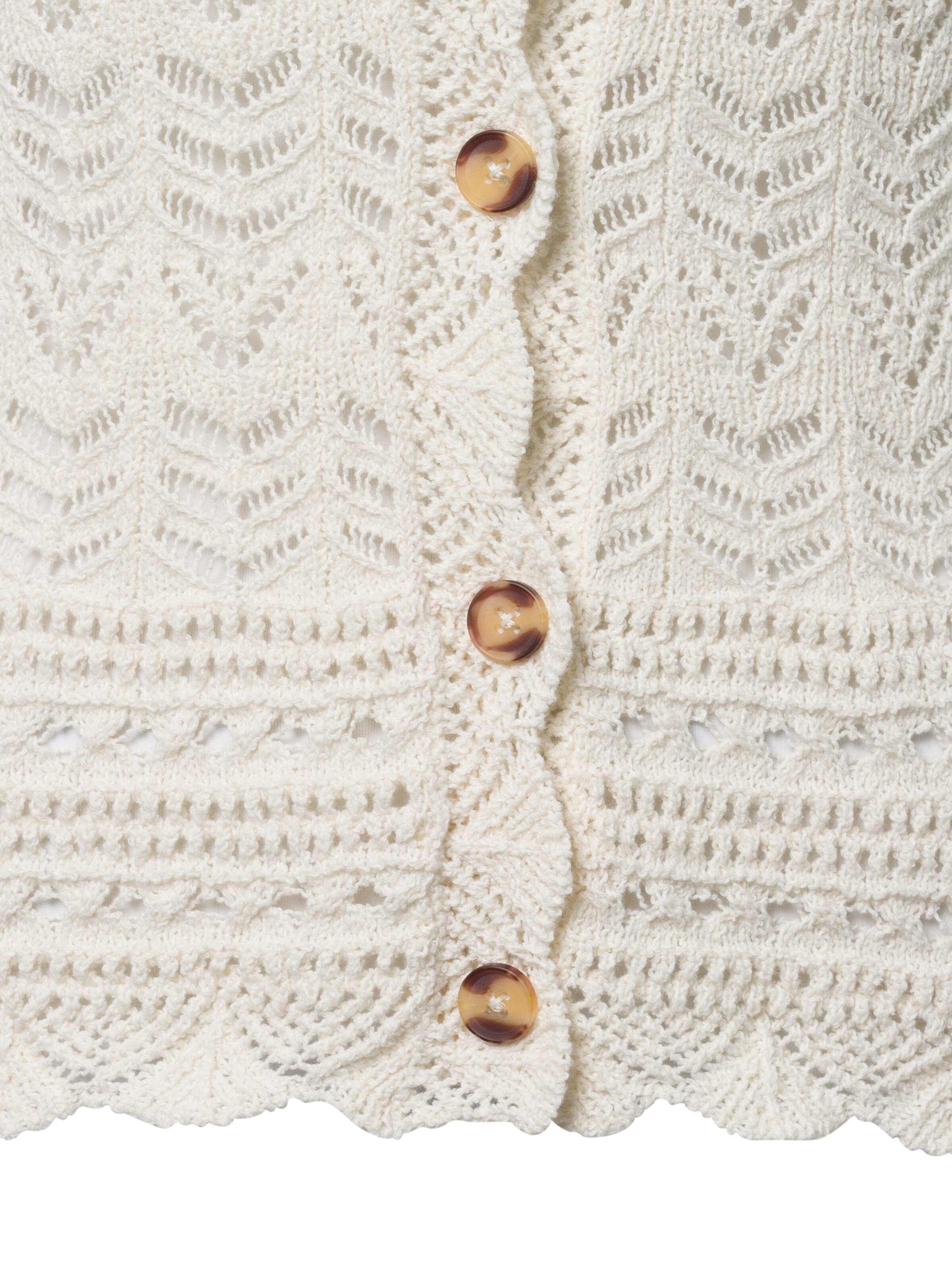 Marie Lund Strickjacke in Beige