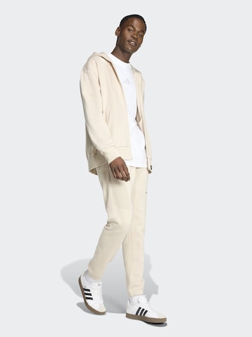 ADIDAS SPORTSWEAR Športová mikina so zipsom 'A SZN' - Béžová