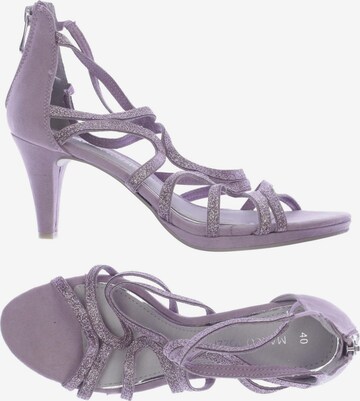 MARCO TOZZI Sandals & High-Heeled Sandals in 40 in Purple: front