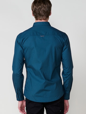 Coupe regular Chemise KOROSHI en bleu