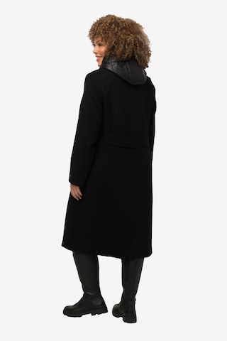 Ulla Popken Between-Seasons Coat in Black