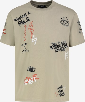 Sublevel T-Shirt in Grün: Vorderseite