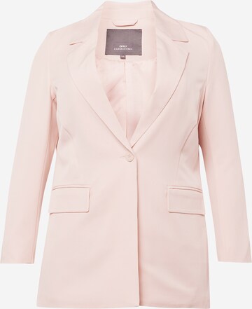 ONLY Carmakoma - Blazer 'Thea' en rosa: frente