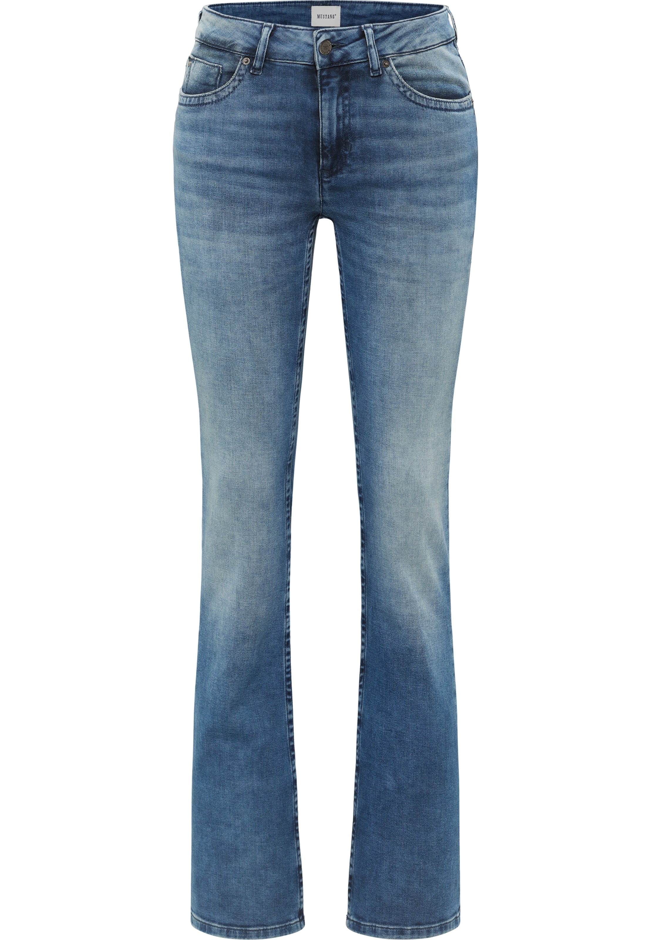 MUSTANG Boot cut Jeans 'Shelby' in Blue: front