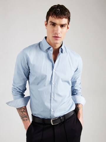 HUGO - Regular Fit Camisa 'Koey' em azul: frente
