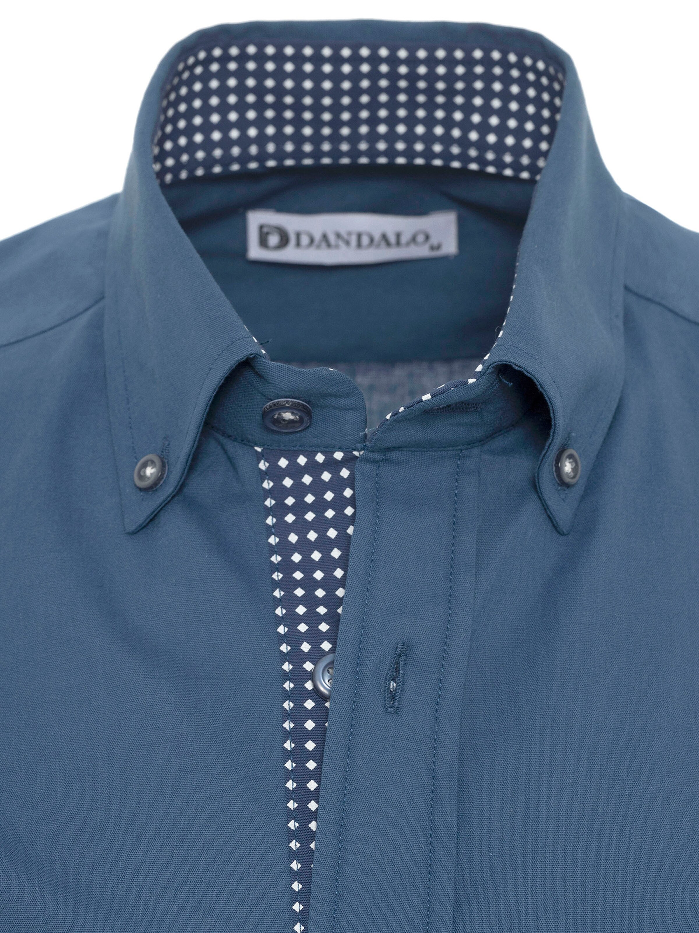 Coupe regular Chemise 'DANDAL' Dandalo en bleu
