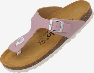 rožinė Palado by Sila Sahin Šlepetės per pirštą 'Kos Magnolia': priekis