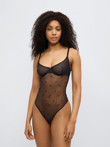 Hunkemöller Bodysuit 'Chelsey' in Black: front