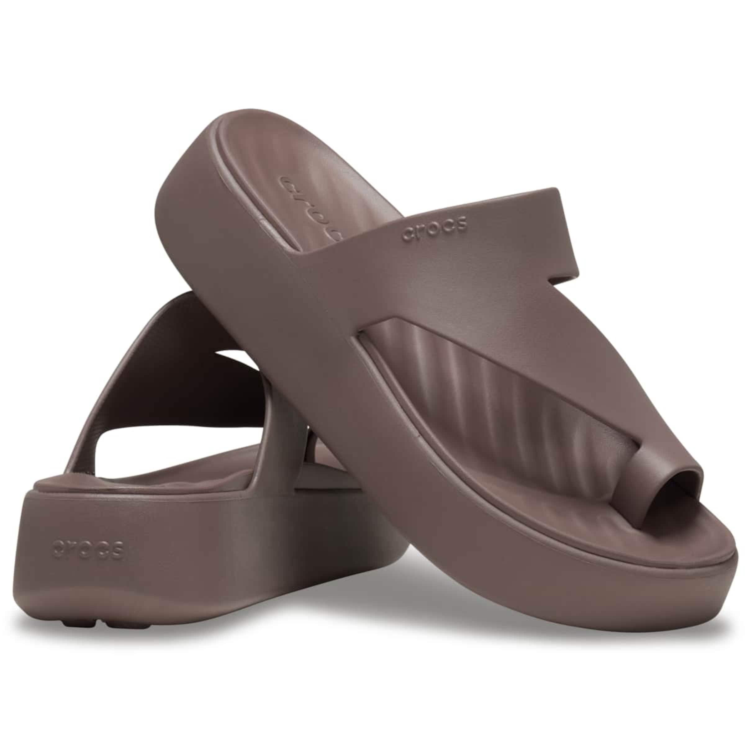 Crocs Sandały w kolorze brązowy