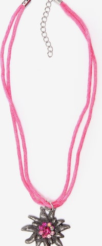 Allgäu Rebell Kette 'Maria' in Pink: Vorderseite
