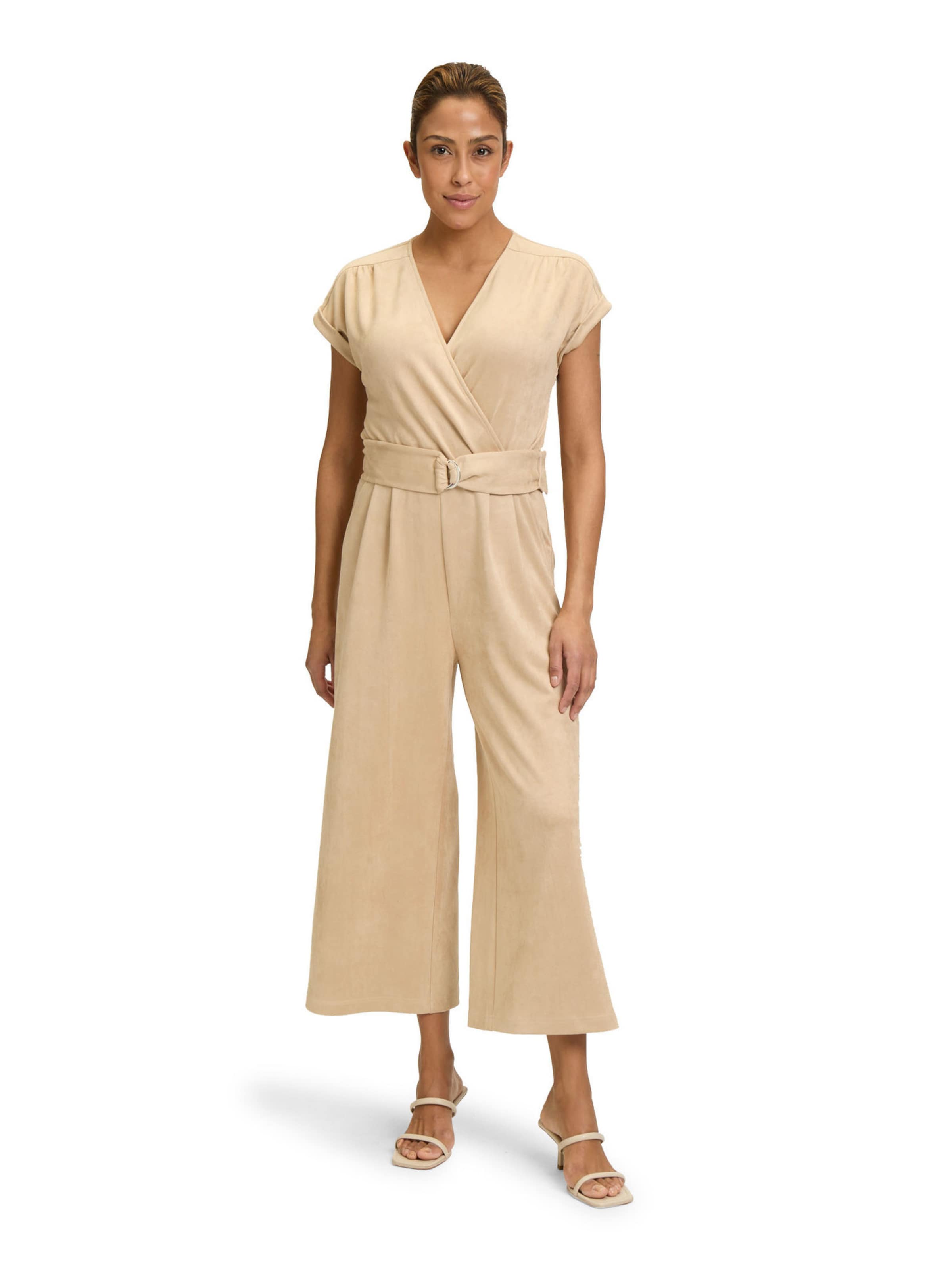 Tuta jumpsuit di Betty Barclay in beige