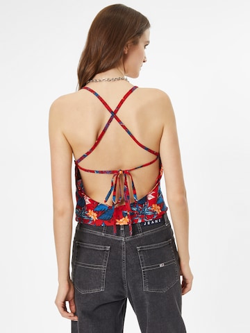 Tommy Jeans Top 'Camisole' in Rood