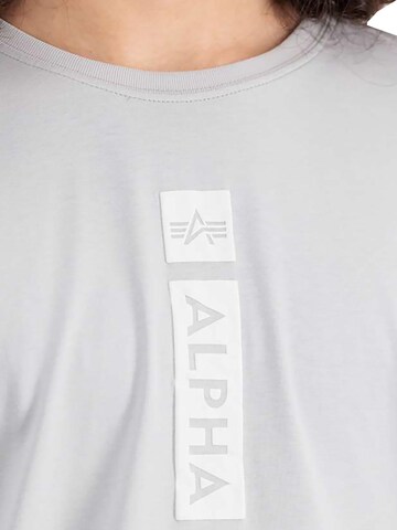 ALPHA INDUSTRIES Majica 'Alpha PP' | siva barva