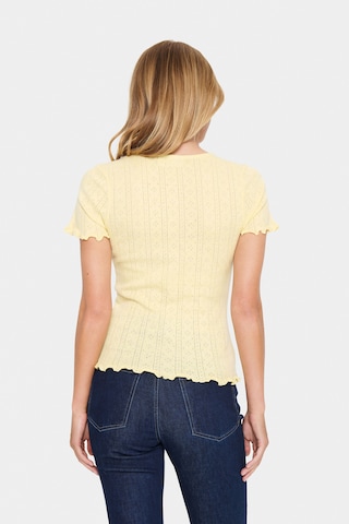 SAINT TROPEZ - Top 'SZGru' em amarelo