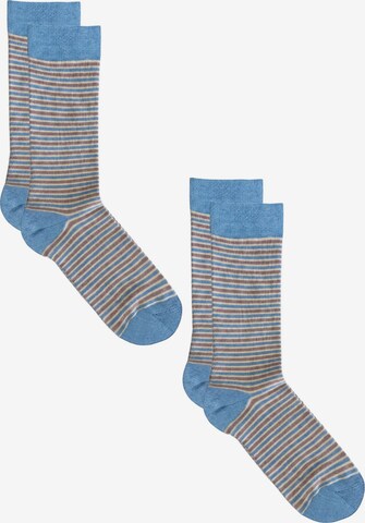 Albero Natur Socken in Blau: Vorderseite
