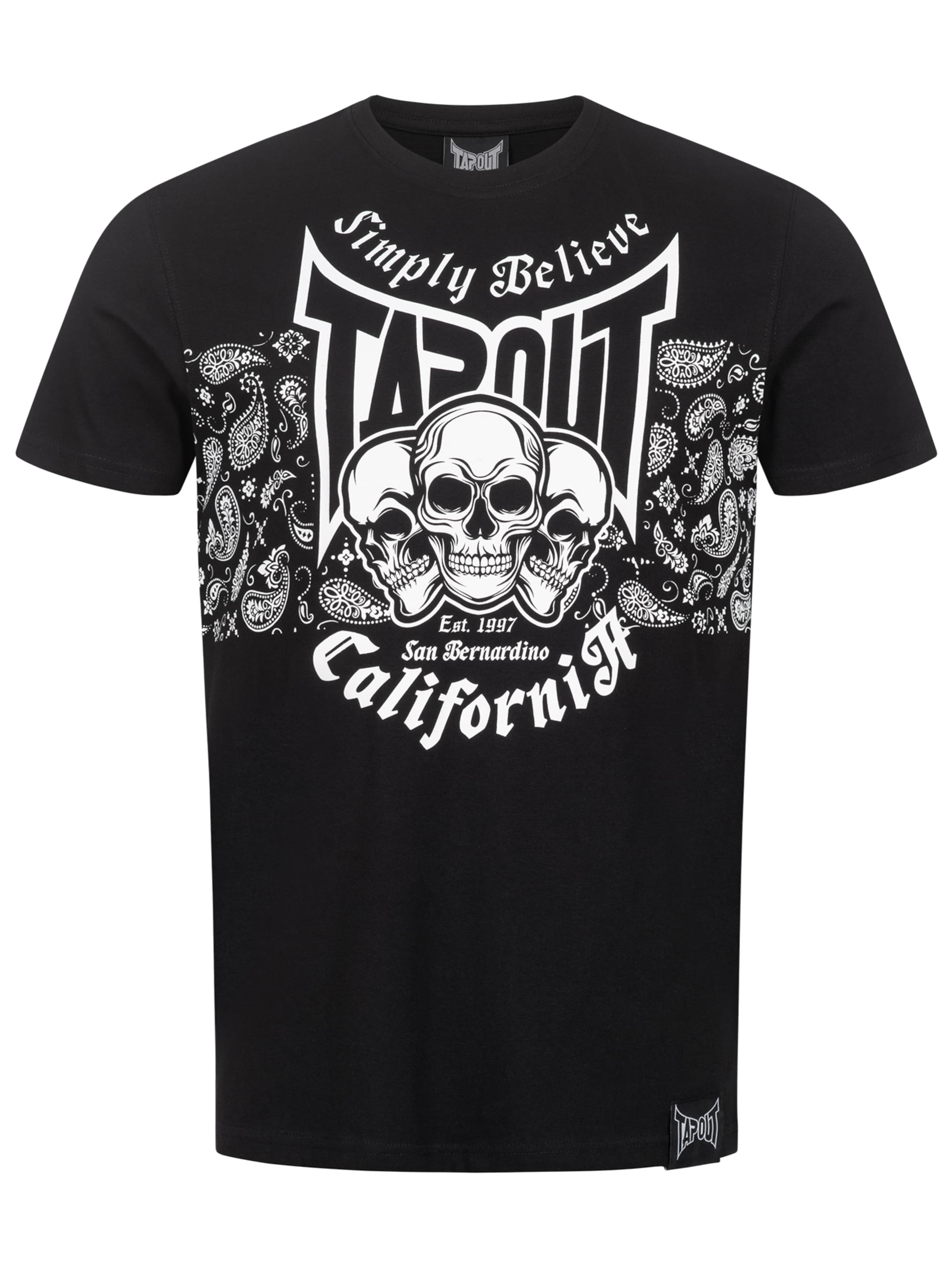T-Shirt 'Adelantos' Tapout en noir : devant