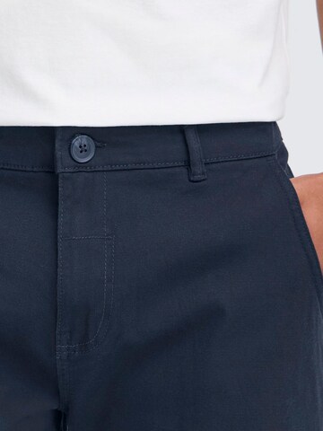 BLEND Regular Shorts in Blau