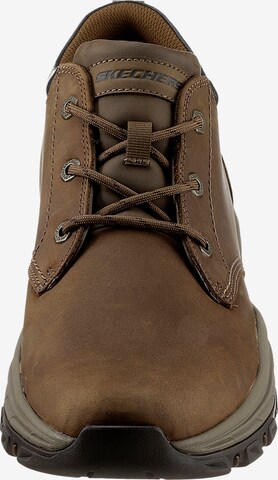 SKECHERS Lace-Up Boots in Brown