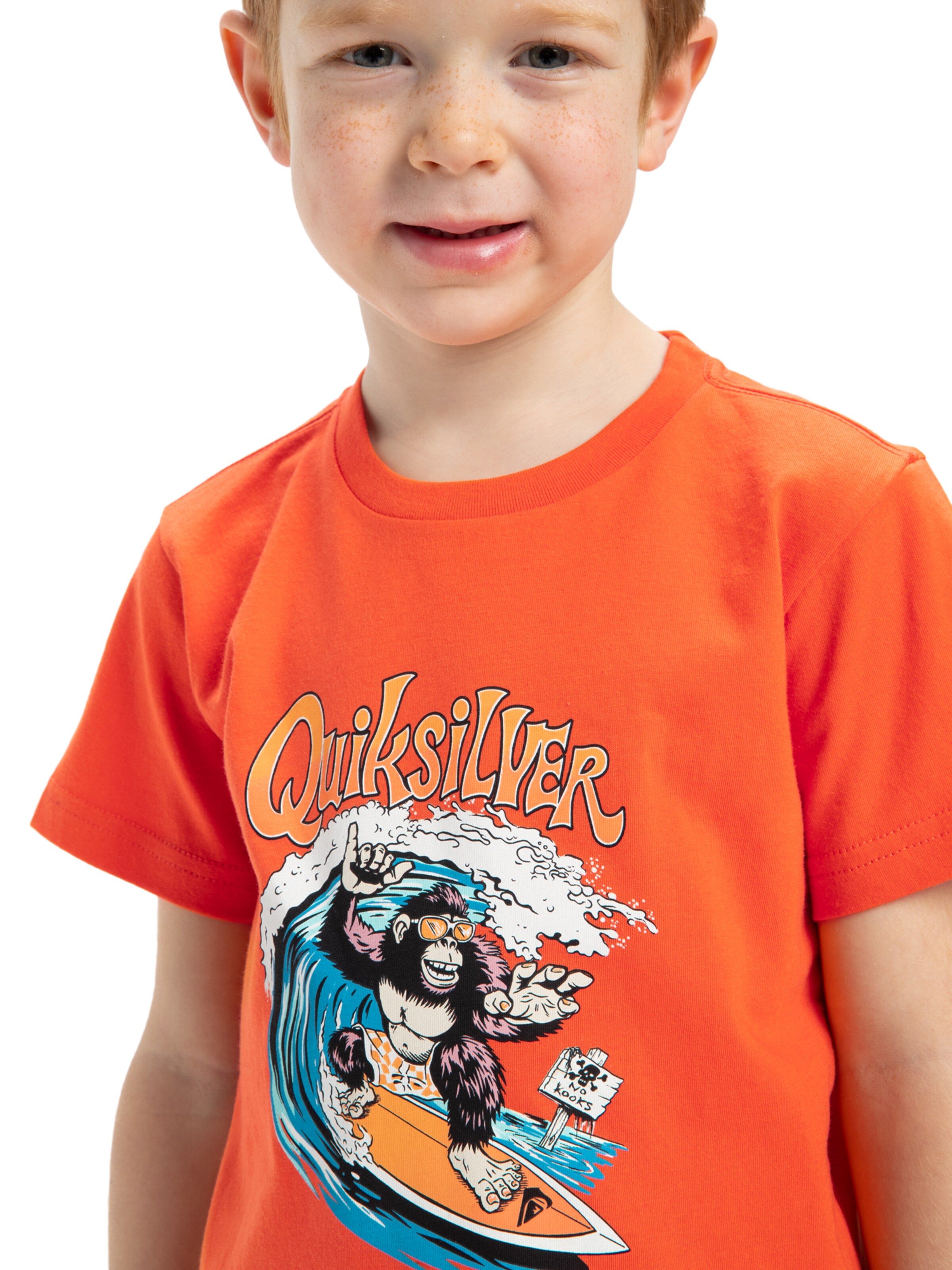 QUIKSILVER Shirt 'Kong Story' in Oranje