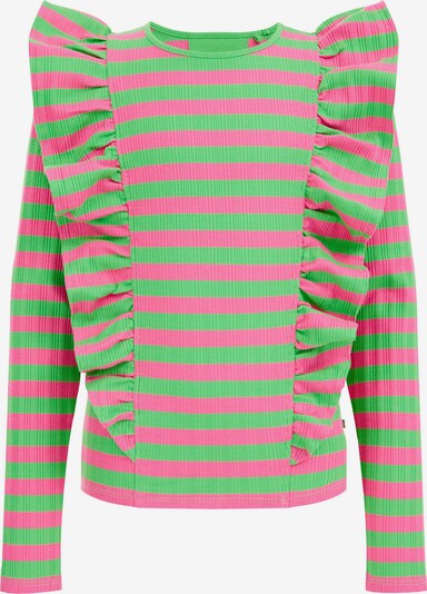 WE Fashion Majica | zelena / roza barva, Prikaz izdelka