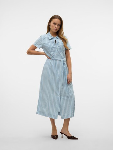 VERO MODA Shirt dress 'VMVIO' in Blue