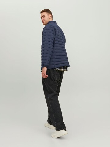 Jack & Jones Plus Tussenjas in Blauw